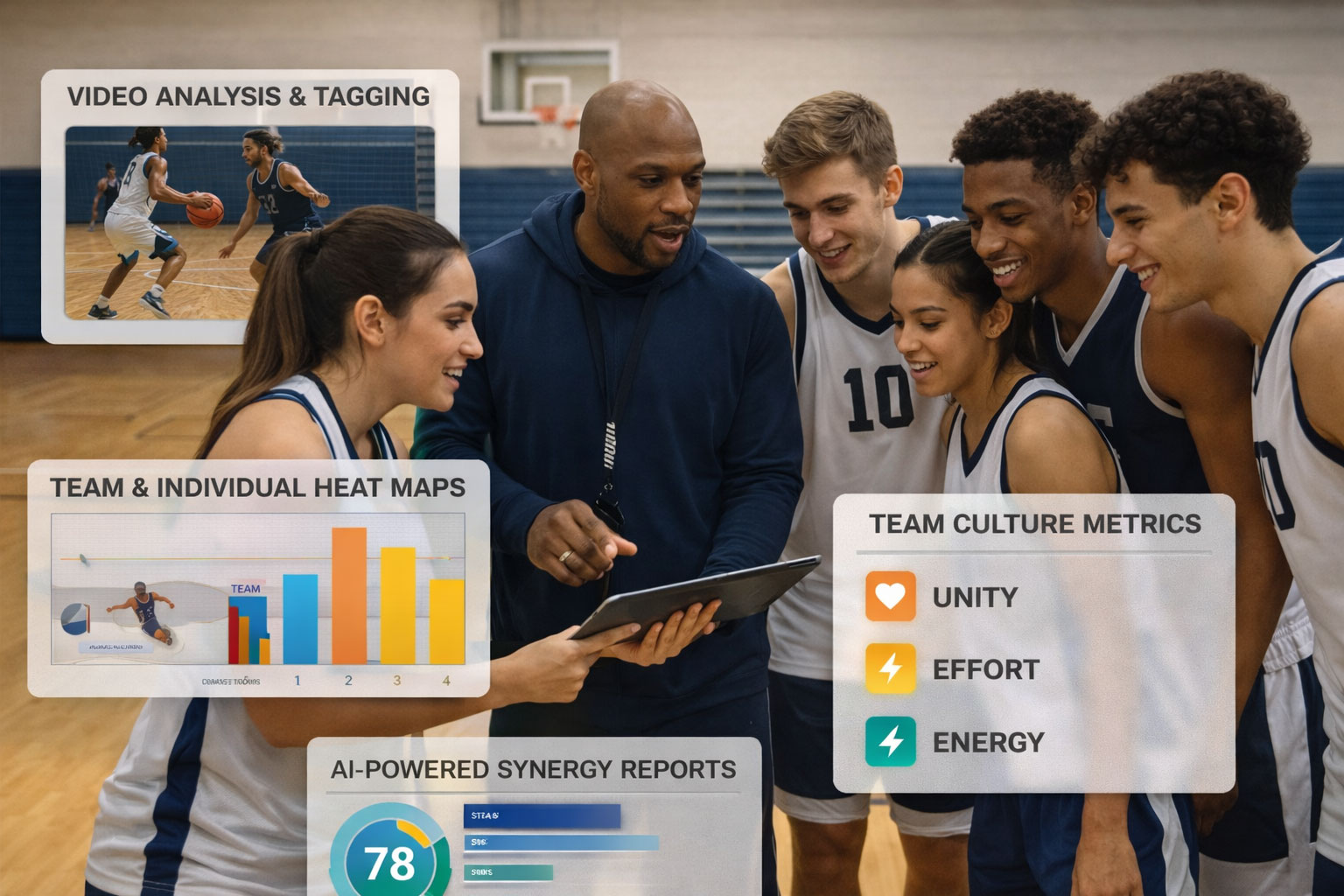 Coaches building team culture with I2We